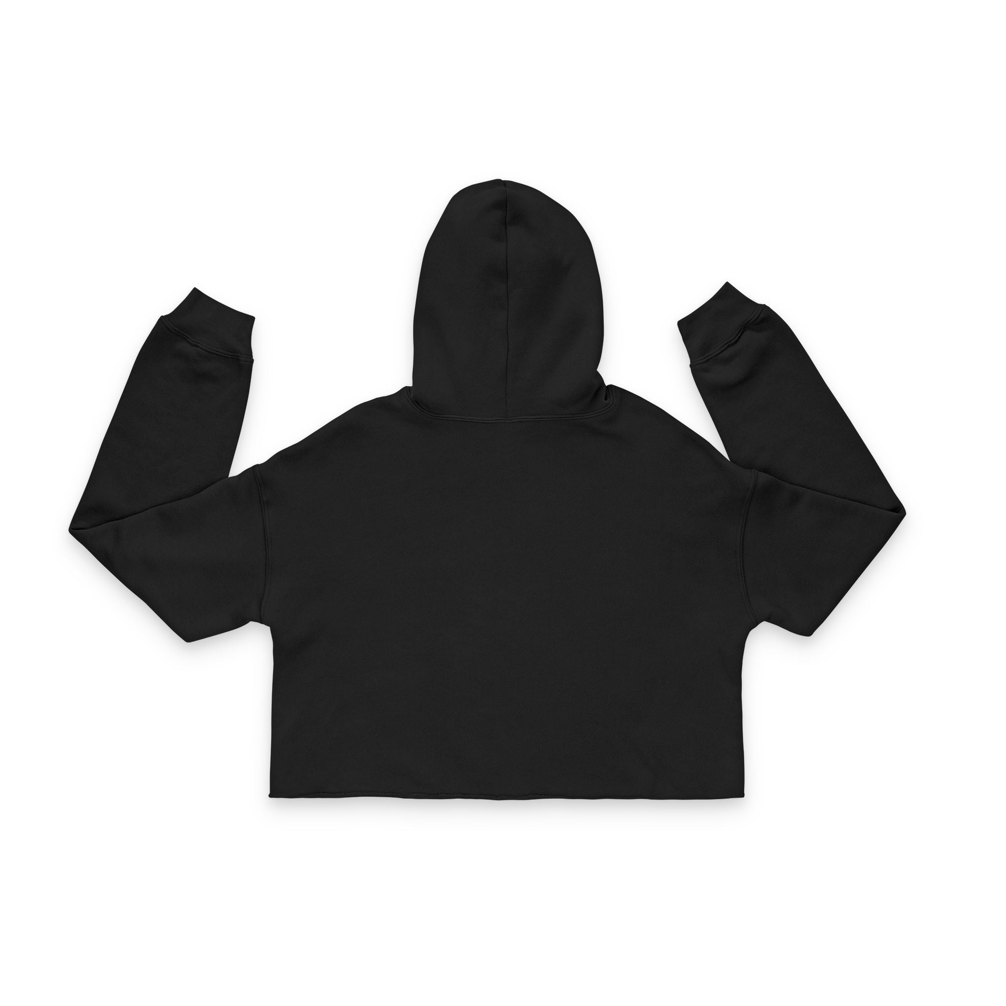 The Glam Cat Designer Stylish Women's Cropped Hoodie