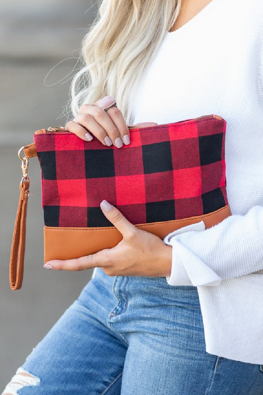 Trending Buffalo Plaid Clutch ~ Perfect For All Seasons