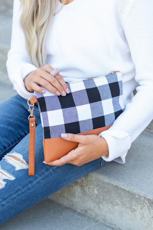 Trending Buffalo Plaid Clutch ~ Perfect For All Seasons
