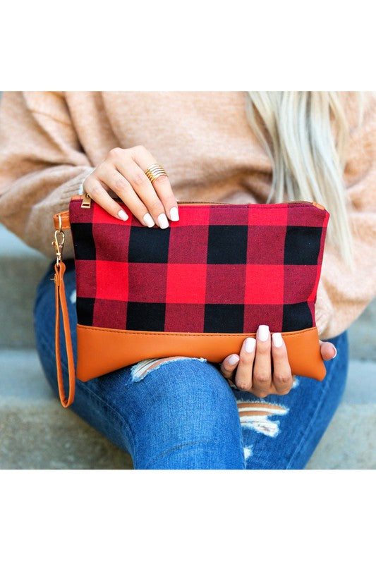 Trending Buffalo Plaid Clutch ~ Perfect For All Seasons