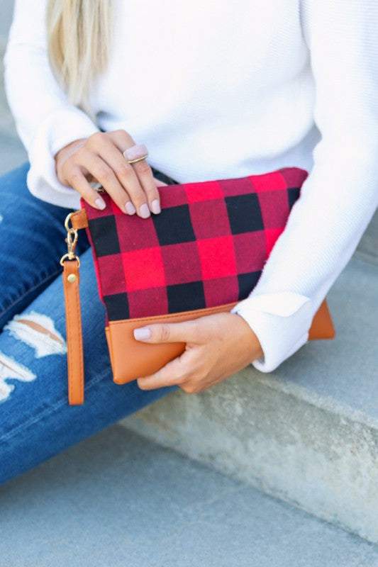 Trending Buffalo Plaid Clutch ~ Perfect For All Seasons