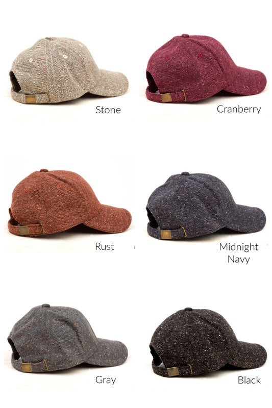 Elevated Tweed Ball Cap