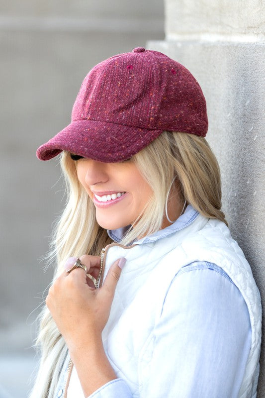 Elevated Tweed Ball Cap