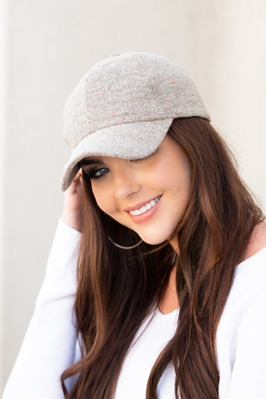 Elevated Tweed Ball Cap