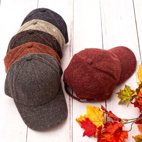 Elevated Tweed Ball Cap