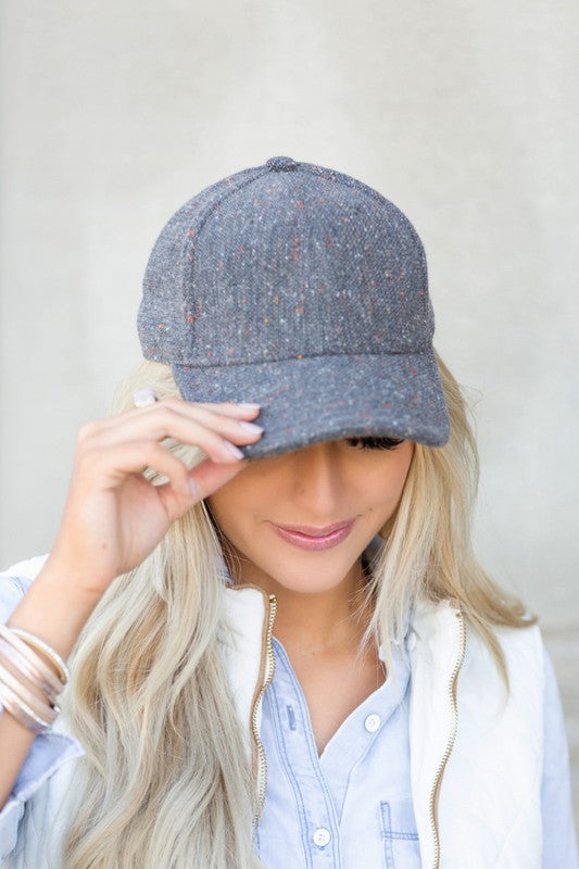 Elevated Tweed Ball Cap