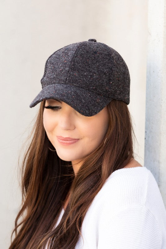 Elevated Tweed Ball Cap