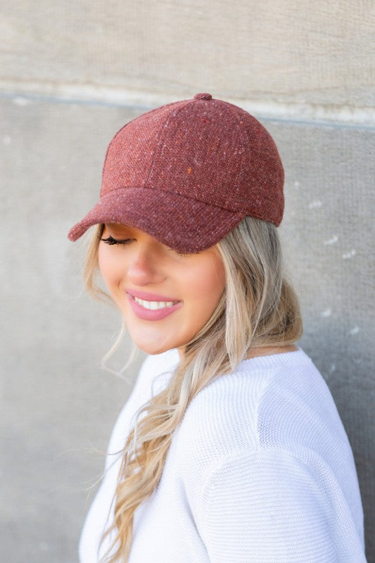 Elevated Tweed Ball Cap