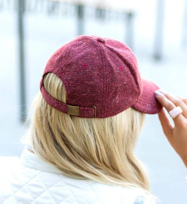 Elevated Tweed Ball Cap