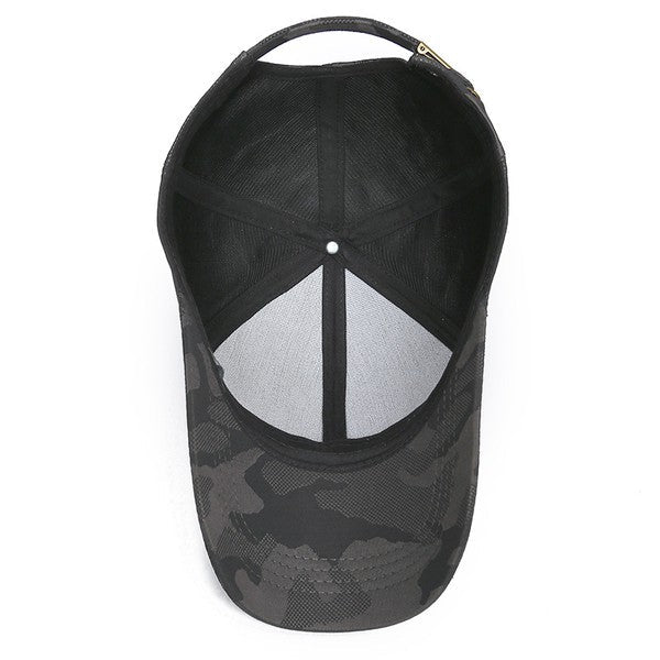 Cute Camo Black Cap Hat