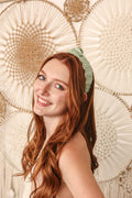 Stylish Raffia Crochet Trim Headband