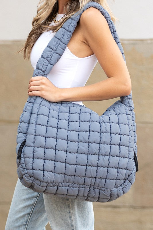 Chic & Practical Taylor Quilted Puffer Tote