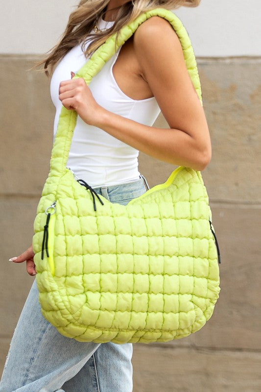 Chic & Practical Taylor Quilted Puffer Tote