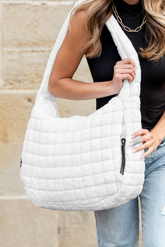 Chic & Practical Taylor Quilted Puffer Tote