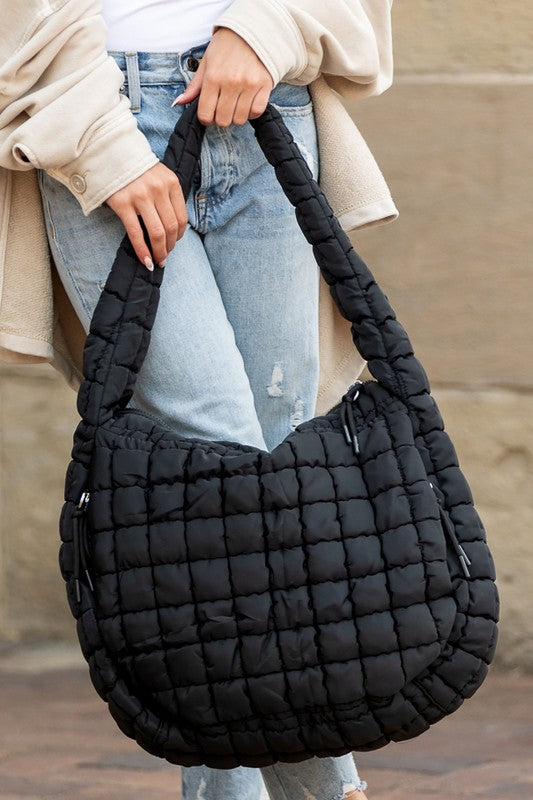 Chic & Practical Taylor Quilted Puffer Tote