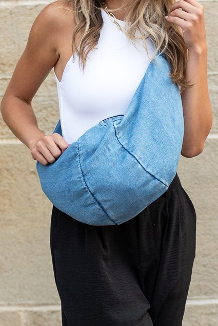Tatum Casual Denim Sling Bag