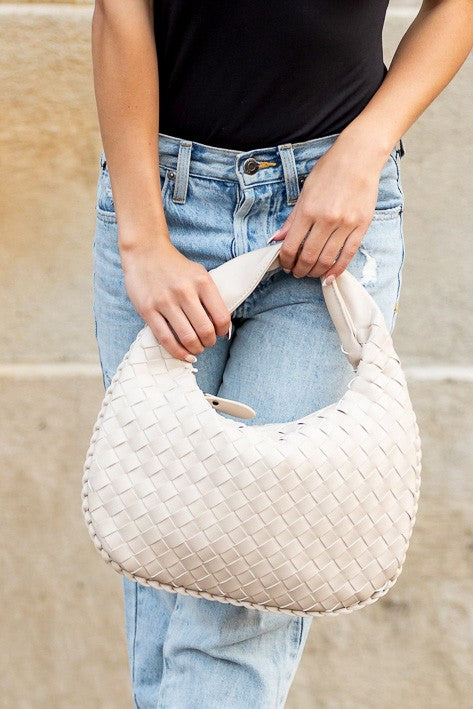 Exquisite Paige Woven Handbag