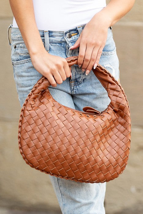 Exquisite Paige Woven Handbag