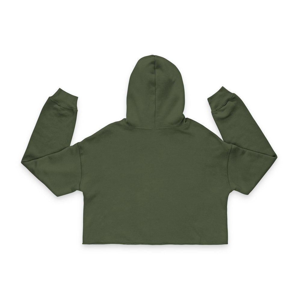 The Glam Cat Designer Stylish Women's Cropped Hoodie